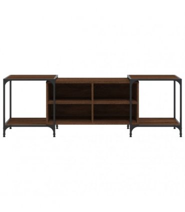vidaXL TV Cabinet Brown Oak 153x37x50 cm Engineered Wood