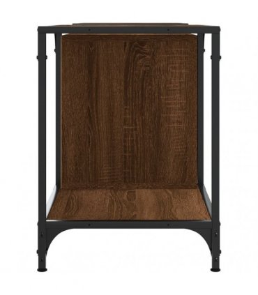 vidaXL TV Cabinet Brown Oak 153x37x50 cm Engineered Wood