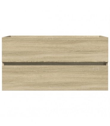 vidaXL Sink Cabinet Sonoma Oak 90x38.5x45 cm Engineered Wood