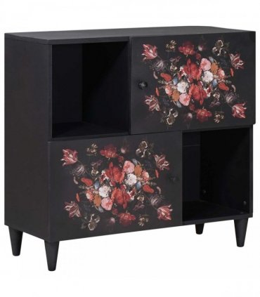 vidaXL Storage Cabinets Multicolour 80 x 33.5 x 75 cm Solid Mango Wood