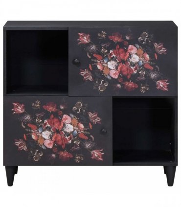 vidaXL Storage Cabinets Multicolour 80 x 33.5 x 75 cm Solid Mango Wood