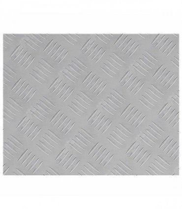 vidaXL Stair Tread Rectangular 2 pcs Silver 50 x 40 cm Aluminium