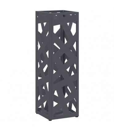 vidaXL Rain Umbrella Stand Anthracite 15.5 x 15.5 x 49 cm Steel