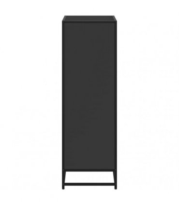 vidaXL Book Cabinet Black 60x35x107.5 cm Engineered Wood