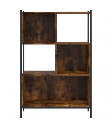 vidaXL Bookcase Smoked Oak 72x28x109 cm Engineered Wood