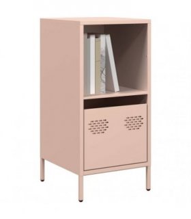 vidaXL Sideboard Pink 35x39x73.5 cm Cold-rolled Steel
