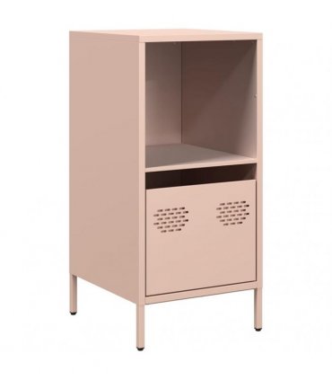 vidaXL Sideboard Pink 35x39x73.5 cm Cold-rolled Steel