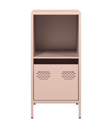 vidaXL Sideboard Pink 35x39x73.5 cm Cold-rolled Steel