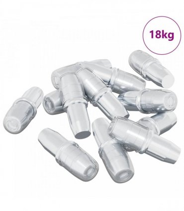 vidaXL Shelf Peg 7200 pcs Silver 7 x 16 mm Iron