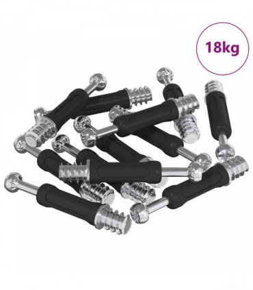 vidaXL Cam Lock Screw 4000 pcs Silver and Black Metal