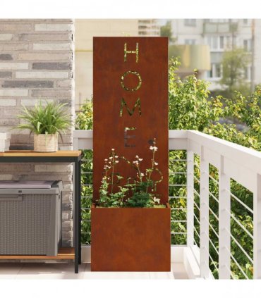 vidaXL Garden Privacy Screen Rusty 50 x 150 cm Weathering steel