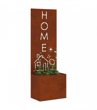 vidaXL Garden Privacy Screen Rusty 50 x 150 cm Weathering steel