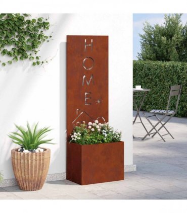 vidaXL Garden Privacy Screen Rusty 50 x 150 cm Weathering steel