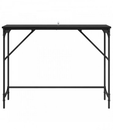 vidaXL Console Table Black Oak 100 x 32 x 75 cm Engineered Wood