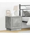 vidaXL Bedside Cabinet 2 pcs Concrete Grey 44 x 34.5 x 45 cm