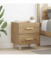 vidaXL Bed Cabinet Artisan Oak 40 x 35 x 47.5cm Engineered Wood