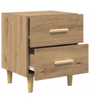 vidaXL Bed Cabinet Artisan Oak 40 x 35 x 47.5cm Engineered Wood