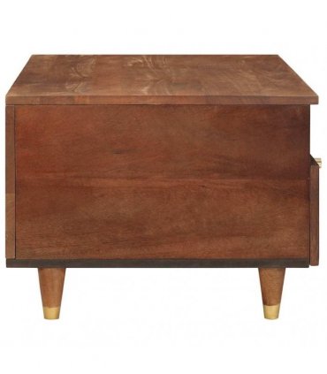 vidaXL Coffee Table with Drawer 80 x 54 x 40 cm Solid Mango Wood