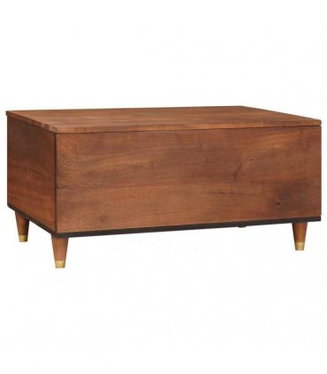 vidaXL Coffee Table with Drawer 80 x 54 x 40 cm Solid Mango Wood