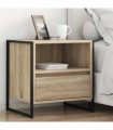 vidaXL Bedside Table 2 pcs Sonoma 50 x 39.5 x 50 cm Engineered Wood
