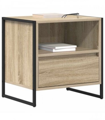 vidaXL Bedside Table 2 pcs Sonoma 50 x 39.5 x 50 cm Engineered Wood