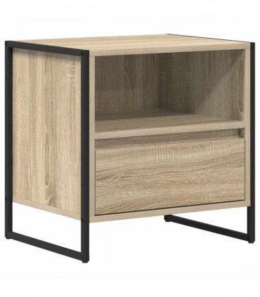 vidaXL Bedside Table 2 pcs Sonoma 50 x 39.5 x 50 cm Engineered Wood