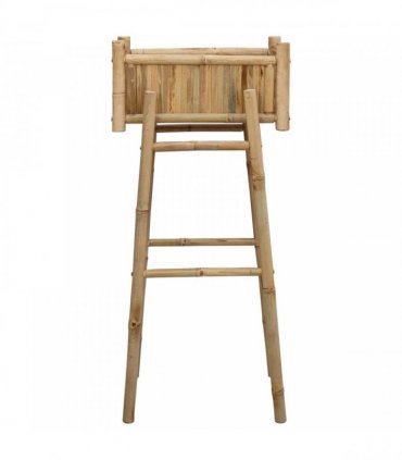 vidaXL Garden Planter with Holder Natural 50 x 38 x 114 cm Bamboo