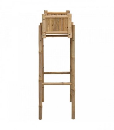 vidaXL Garden Planter with Holder Natural 50 x 38 x 114 cm Bamboo