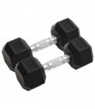 vidaXL Dumbbells 2 pcs 16 kg Total Cast Iron