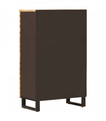 vidaXL Storage Highboard Brown 60 x 33 x 100 cm Solid Mango Wood