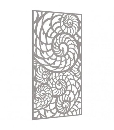 vidaXL Garden Wall Decoration 105x55 cm Corten Steel Shell Design