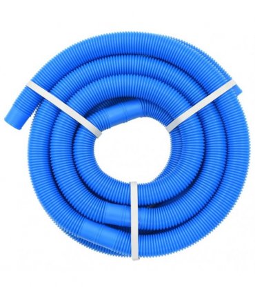 vidaXL Pool Hose with Clamps Blue 38 mm 6 m