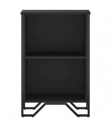 vidaXL Bookcase Black 50x31x74.5 cm Engineered Wood