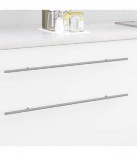 vidaXL Cabinet Handle 12 pcs Silver 700mm Stainless Steel