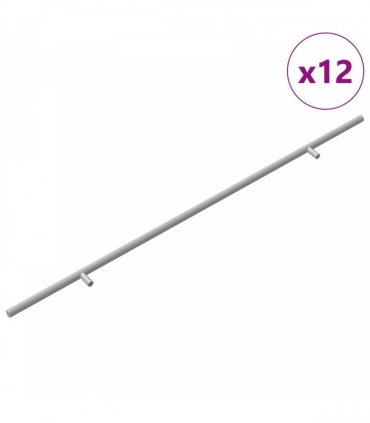 vidaXL Cabinet Handle 12 pcs Silver 700mm Stainless Steel