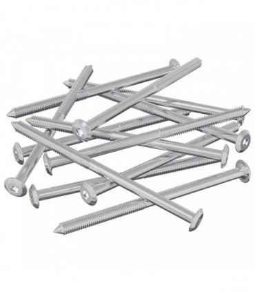 vidaXL Furniture Screws 1000 pcs Silver Steel
