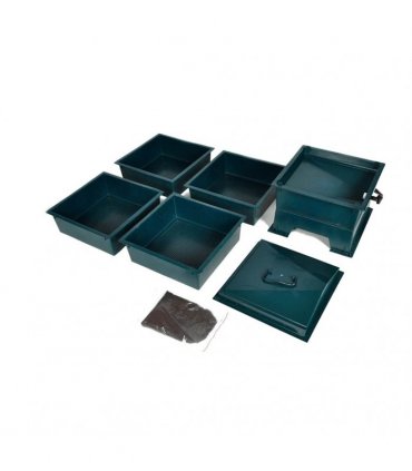 vidaXL 4-Tray Worm Factory 42x42x60 cm