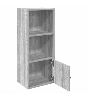 vidaXL Bookcase Grey Sonoma 31x24x77 cm Engineered Wood
