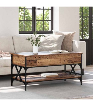 vidaXL Coffee Table Old Wood 100 x 50 x 50 cm Engineered Wood