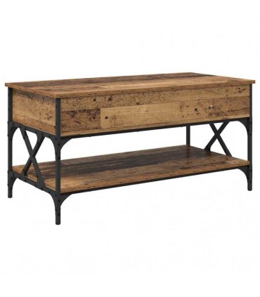 vidaXL Coffee Table Old Wood 100 x 50 x 50 cm Engineered Wood
