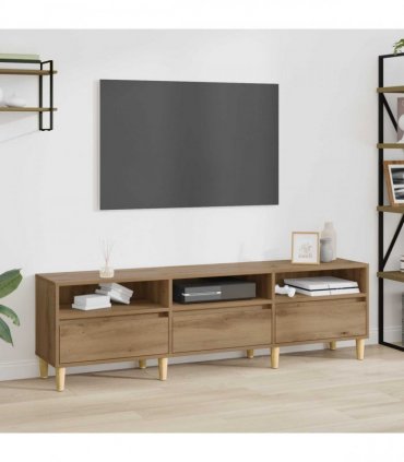 vidaXL TV Cabinet Artisan Oak 150 x 30 x 45 cm Engineered Wood