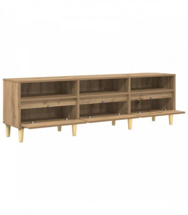 vidaXL TV Cabinet Artisan Oak 150 x 30 x 45 cm Engineered Wood
