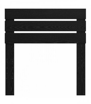 vidaXL Headboard Black Oak Engineered wood