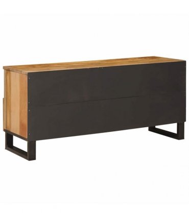 vidaXL TV Cabinet with Drawer Brown 100 x 33 x 46 cm Solid Mango Wood