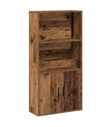 vidaXL Bookcase Old Wood 60x24x120 cm Engineered Wood