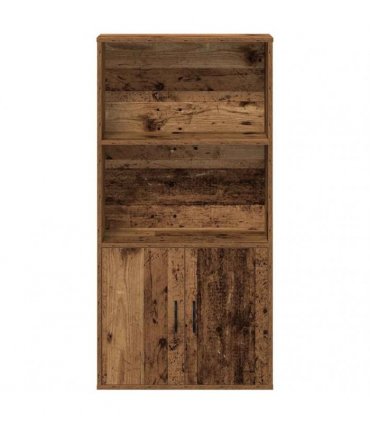 vidaXL Bookcase Old Wood 60x24x120 cm Engineered Wood