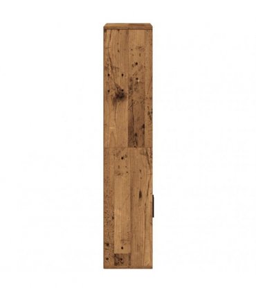 vidaXL Bookcase Old Wood 60x24x120 cm Engineered Wood