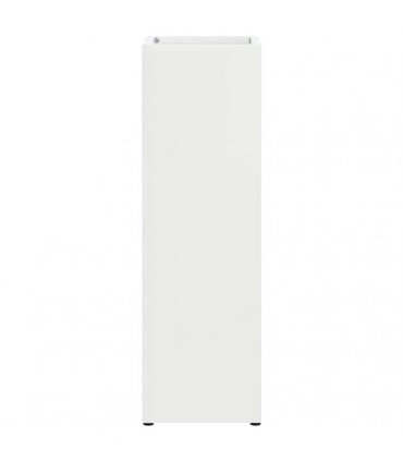 vidaXL Rain Umbrella Stand White 15.5 x 15.5 x 49 cm Steel