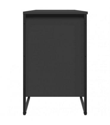 vidaXL Shoe Cabinet Black 90x38x61.5 cm Engineered Wood