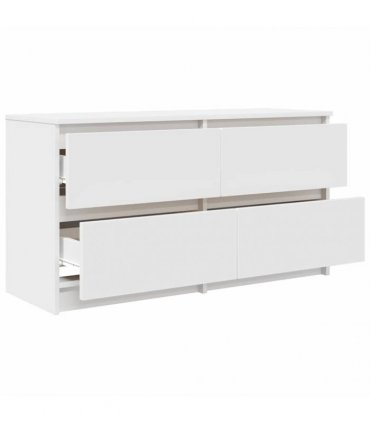 vidaXL TV Cabinet White 100x35x54 cm Engineered Wood